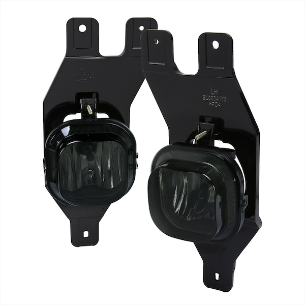 Spec-D Tuning Ford F250 F350 F450 Fog Lights With Smoked Lens 99-04 LF-F25099GOEM-HZ - main